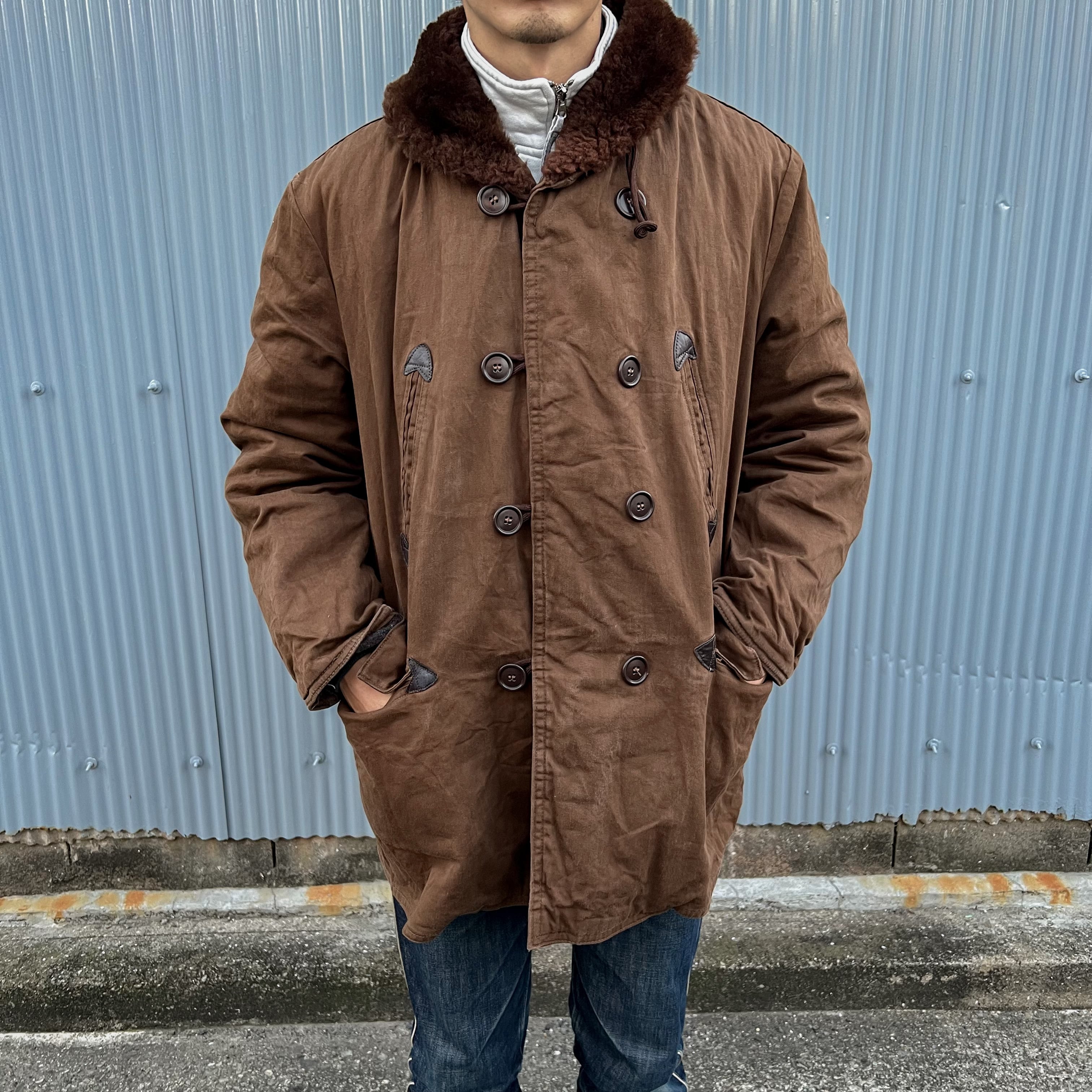 60s hercules outerwear by sears Brown Macknaw coat 60年代 60s hercules outerwear by sears Brown Macknaw coat 60年代