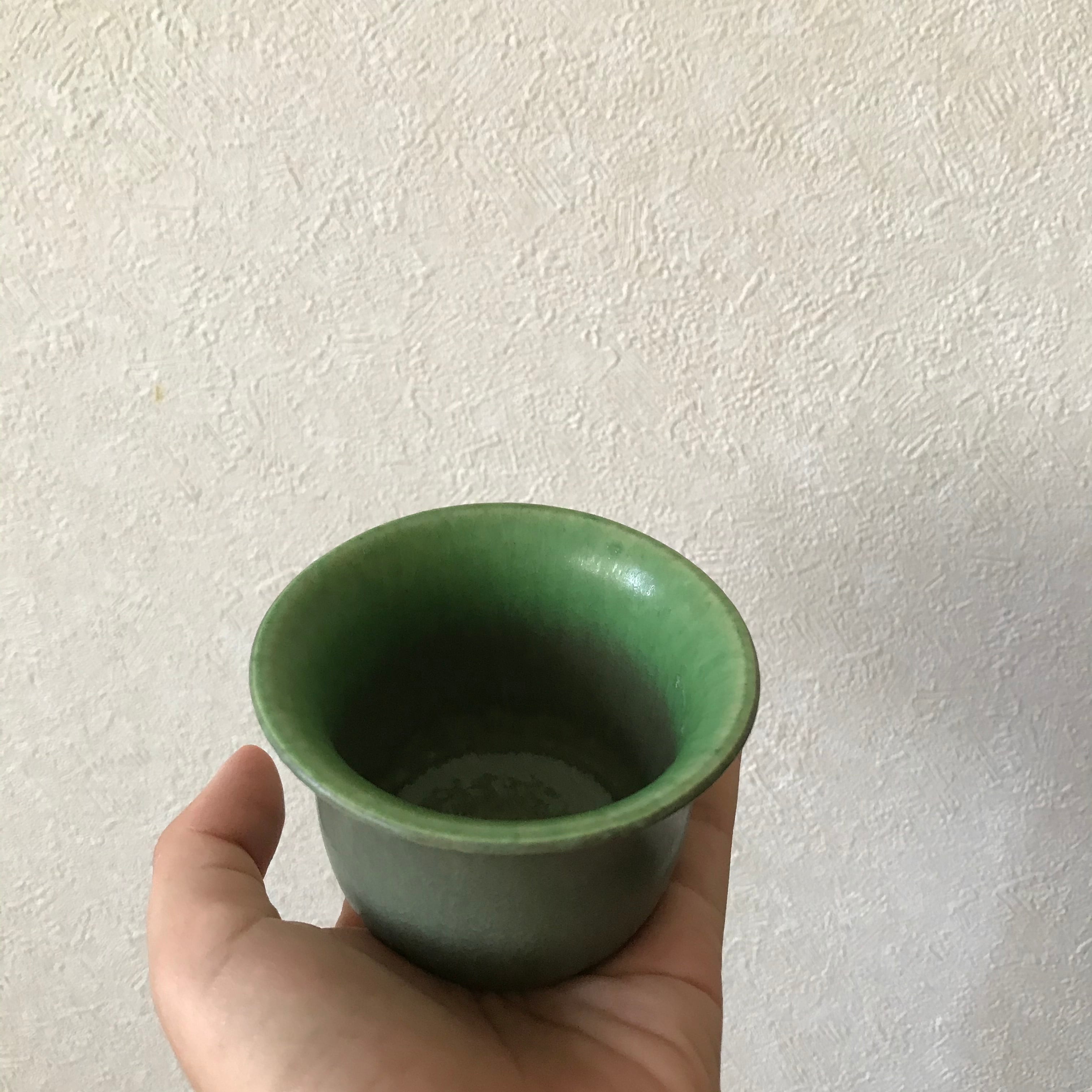 緑色の陶器 | tsuitachi craft&brocante