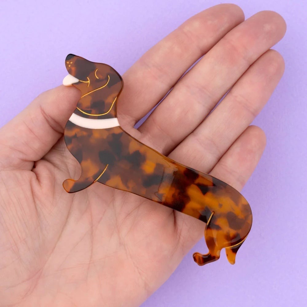 «即納» Coucou Suzette Dachshund French Barrette ククシュゼット ヘアアクセサリー