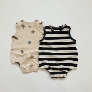【夏作】星柄ORボーダーロンパース
