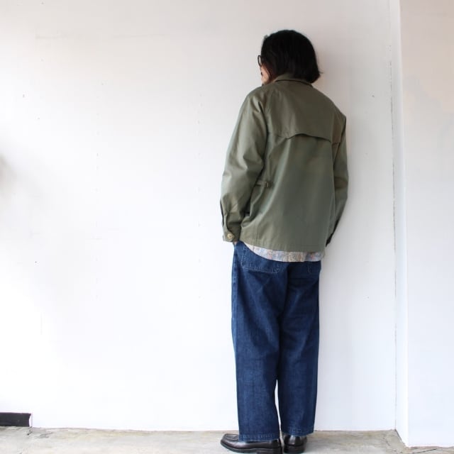 Upscape Audience 青耳セルビッジデニムベイカーパンツ （Indigo wash