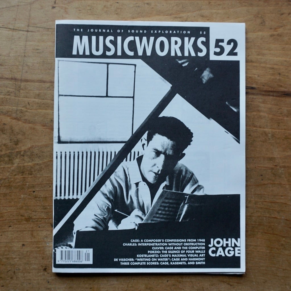 【絶版洋古書・CD欠】MUSIC WORKS 52 1992 Spring [310194915]