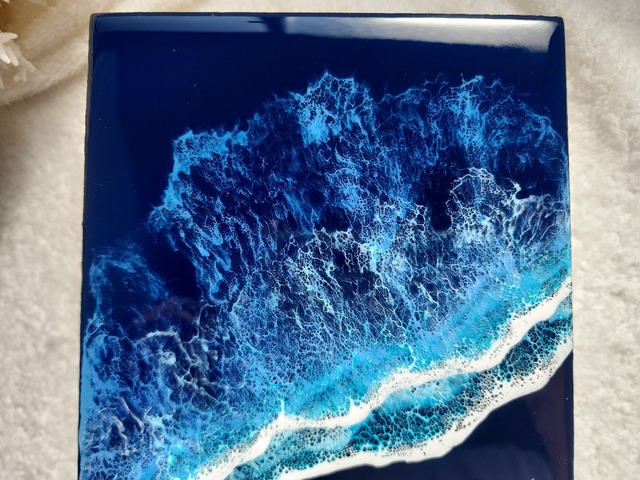 461.オーシャンレジンアート 夜光虫シリーズ