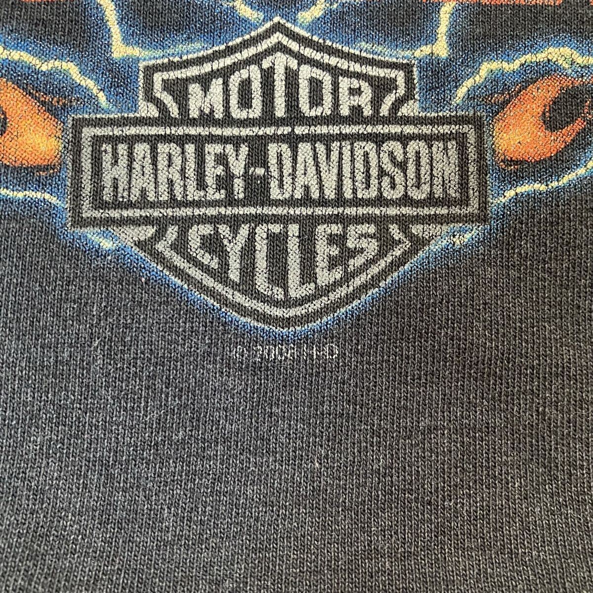 00s Harley-Davidson スウェット XL メキシコ製 ブラック フェード