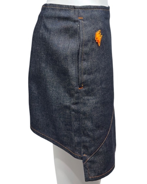 1990s W&LT MINI DENIM SKIRT