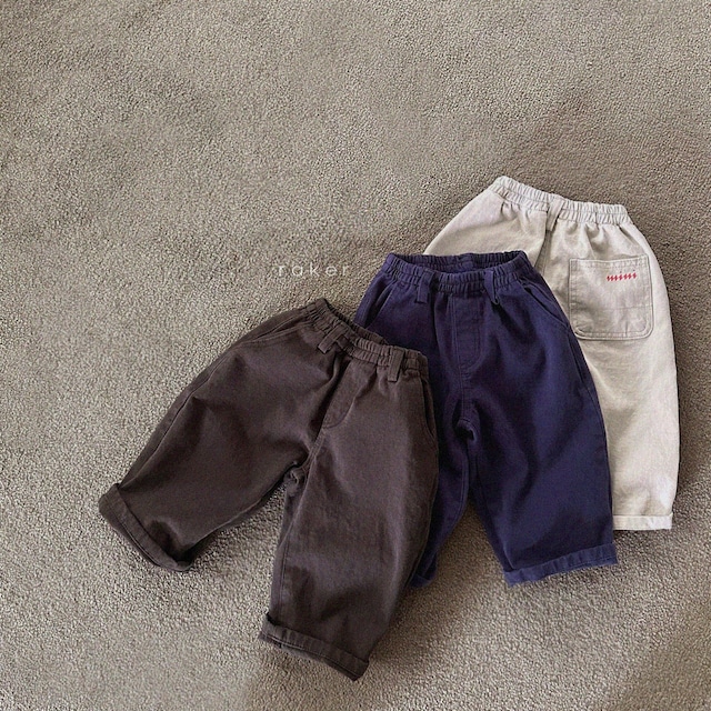 【取寄】raker|mini mini cotton pants|ミニミニコットンパンツ|XS-2XL|kids|26 autumn
