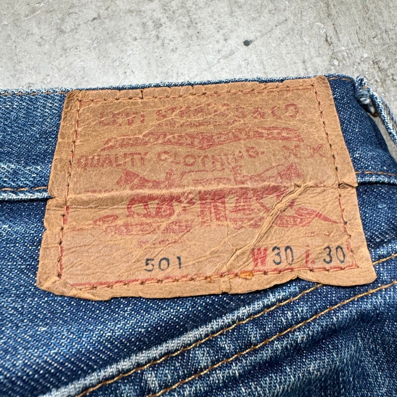 70's LEVI'S リーバイス 501 デニム Big E 過渡期モデル 通常R 刻印2