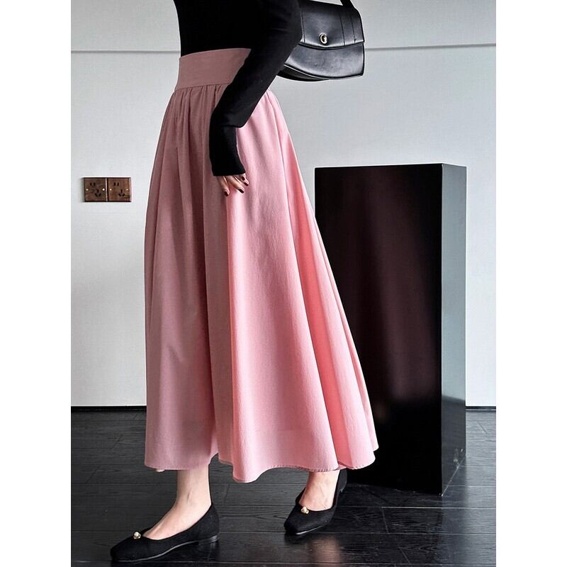 High waist A-line skirt