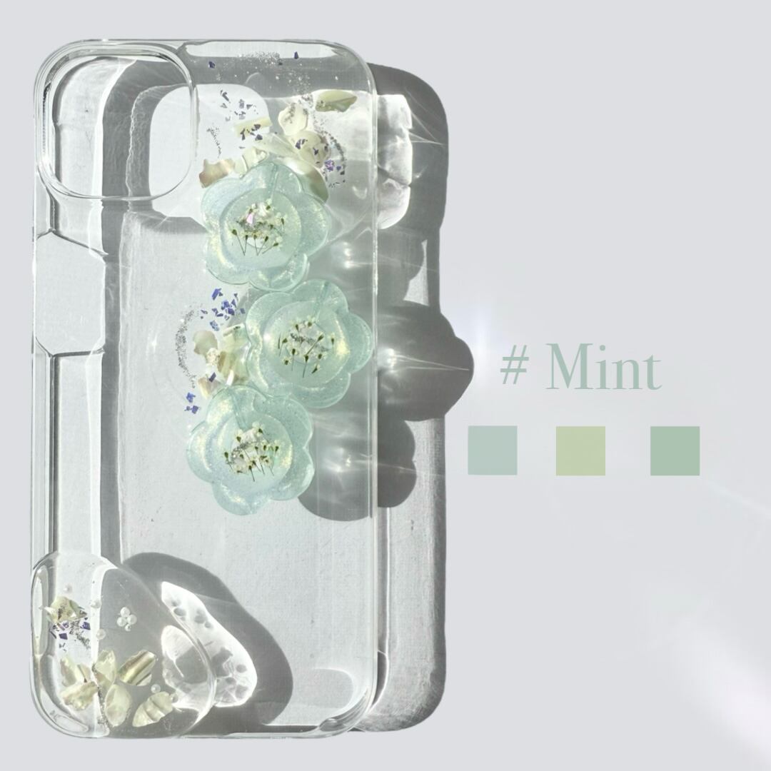 【 Mint 】全機種お作り可能  iPhoneケース  Xperia  iPhone13pro  iPhone17pro  iPhone15  ショルダーケース