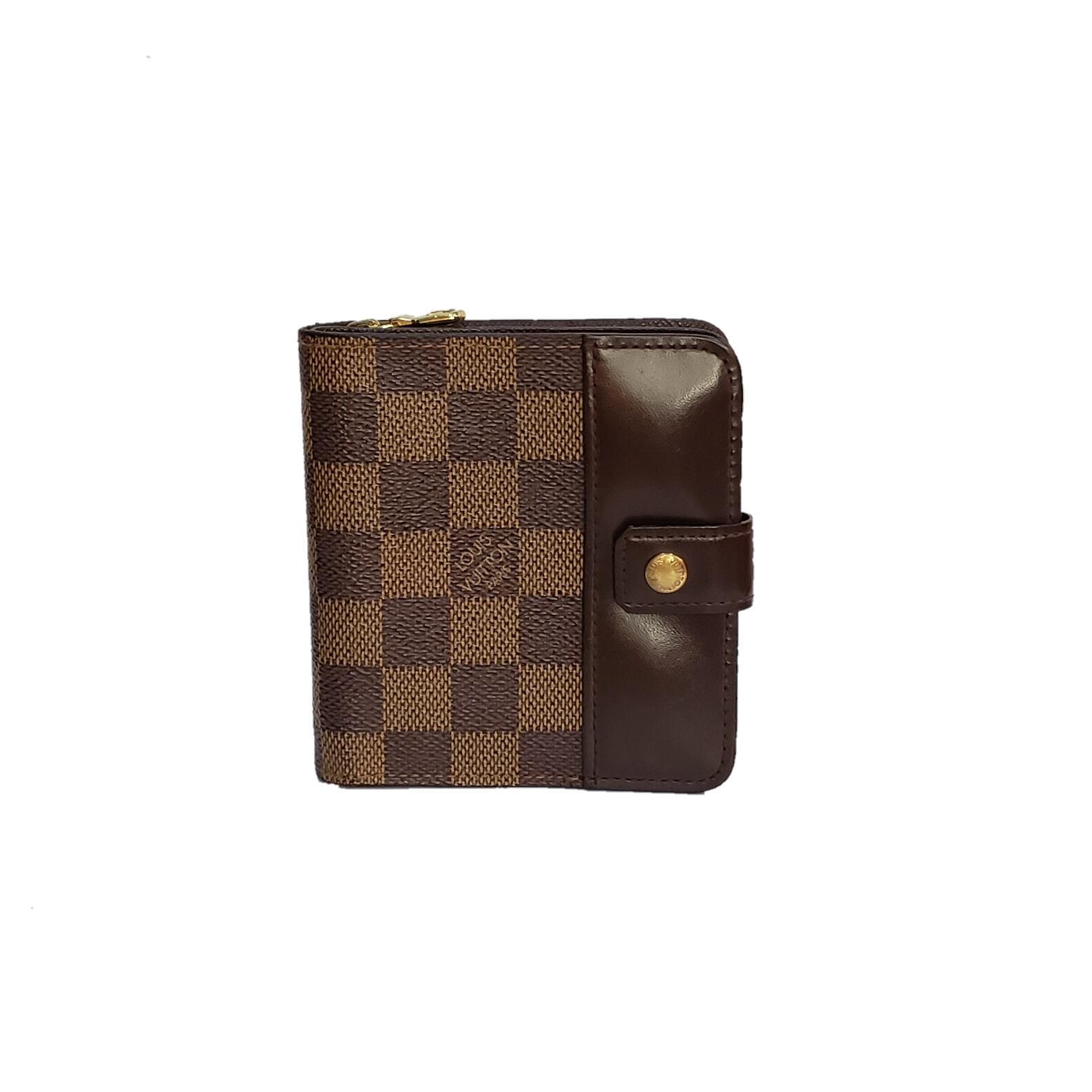 LOUISVUITTON ルイ•ヴィトン ダミエ コンパクトジップ 二つ折り財布