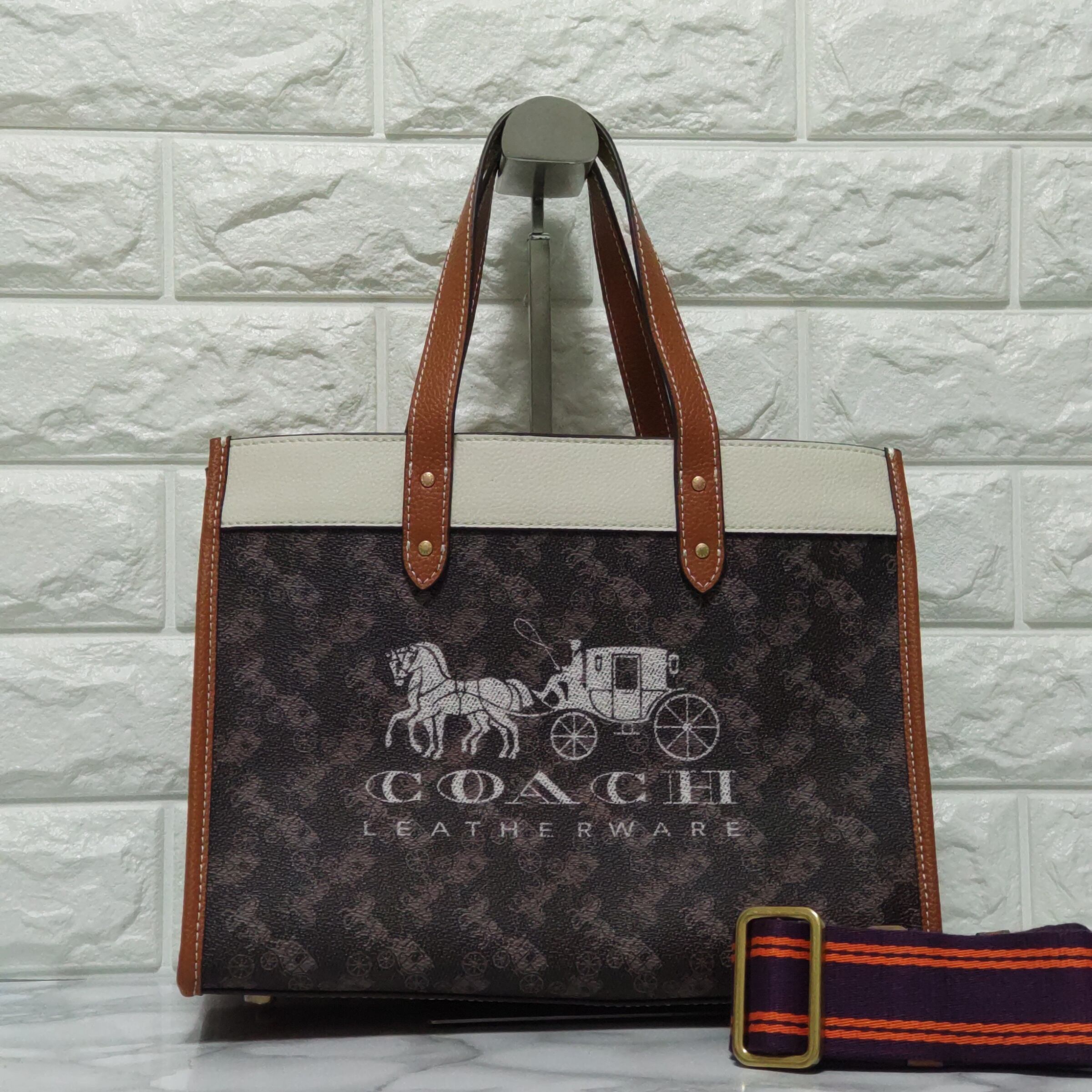 COACH コーチ フィールド トート 30 ウィズ ホース | ebisuya