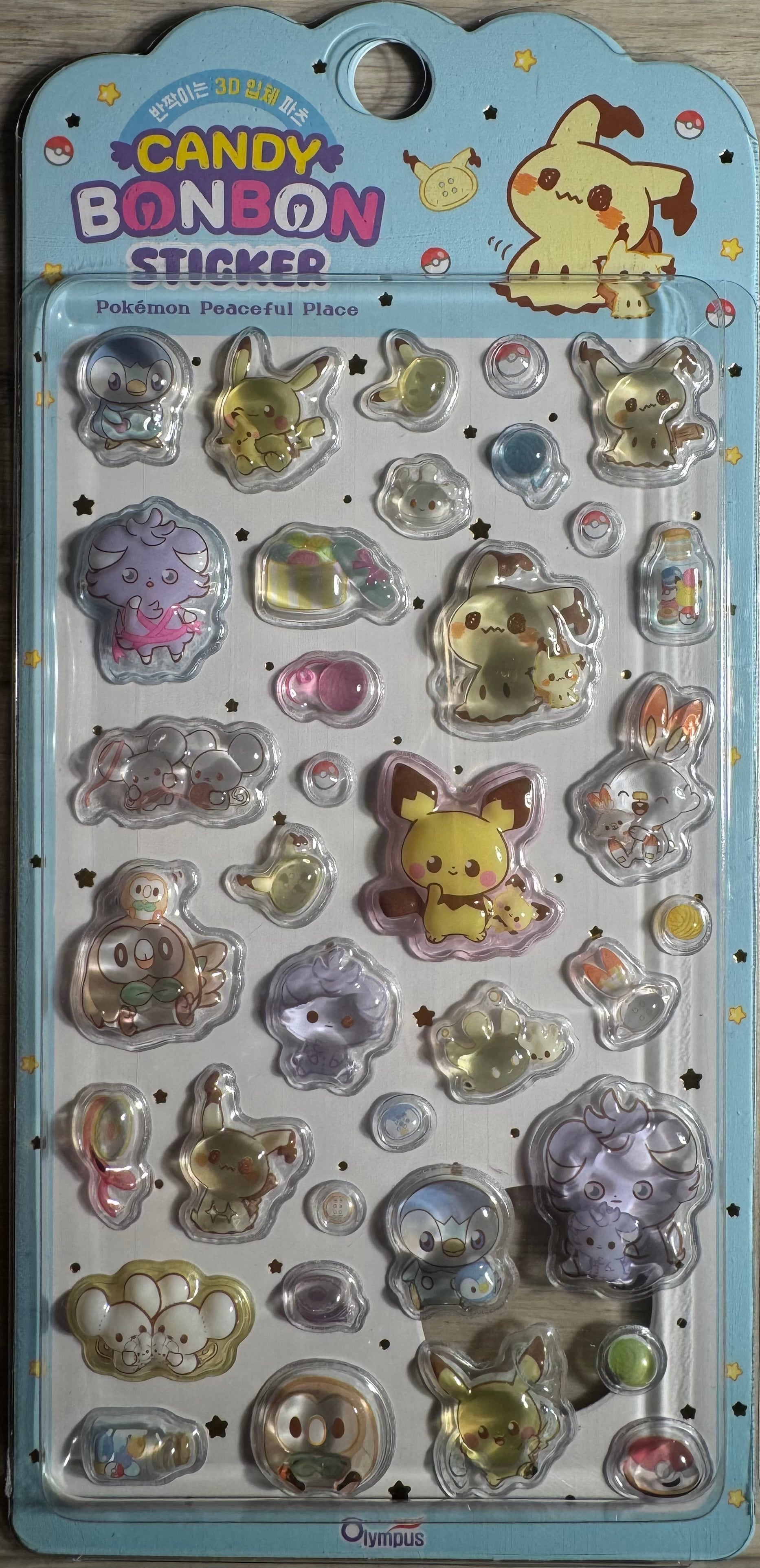 期間限定セール中』【韓国限定】ポケモン ポケピース CANDY BONBON 4種