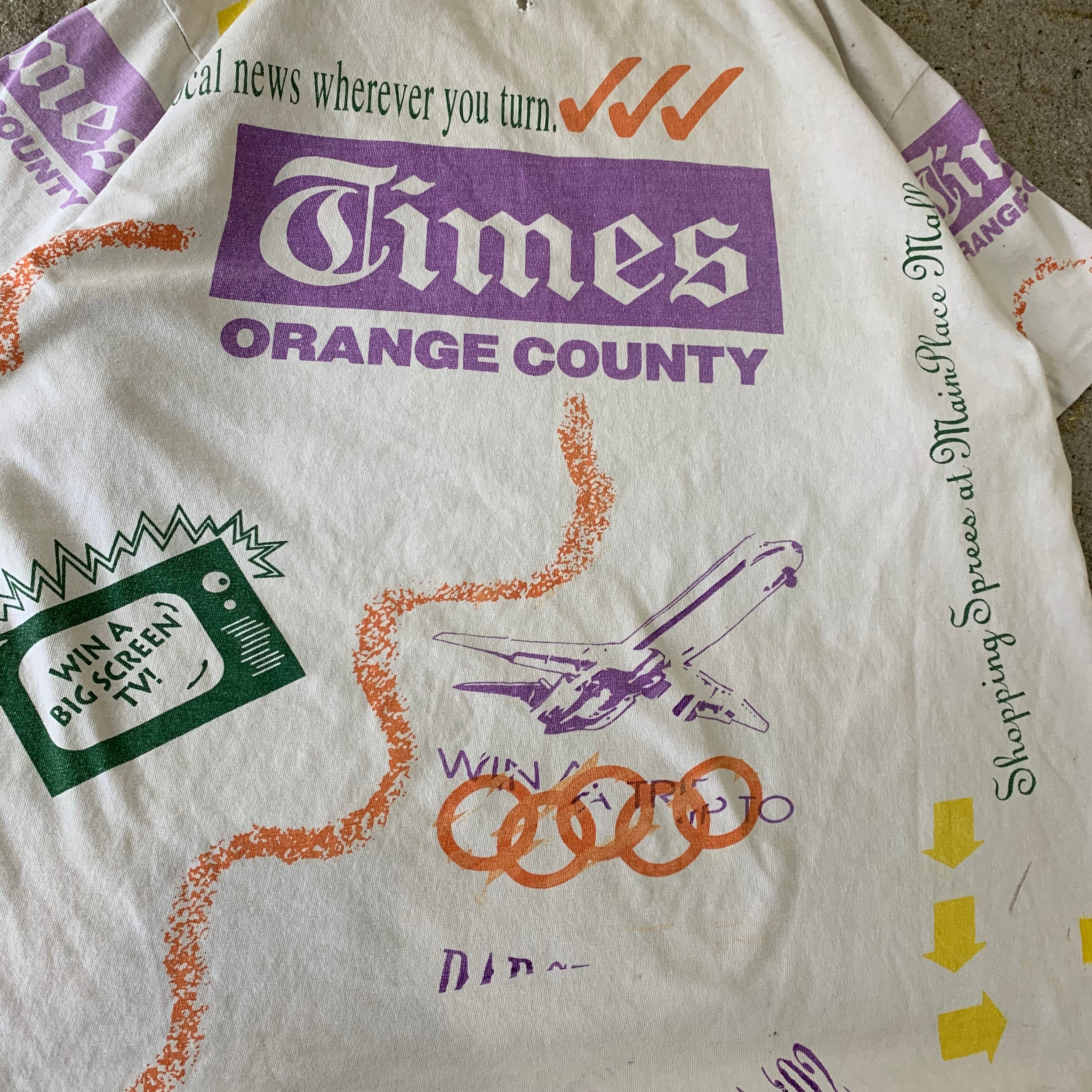 90s test print T-shirt | What
