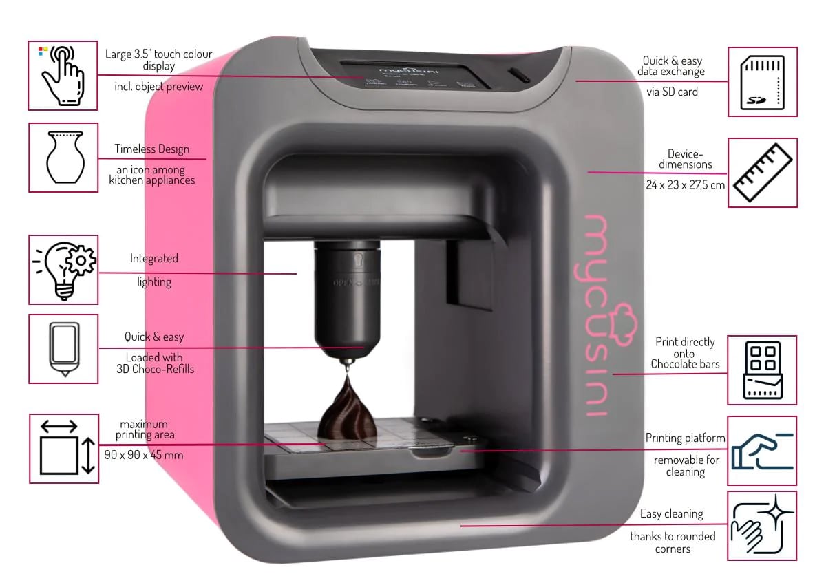 mycusini 2.0 3Dチョコプリンター | 3DPRINTER SHOP id.arts mycusini 2.0 3Dチョコプリンター | 3DPRINTER SHOP id.arts