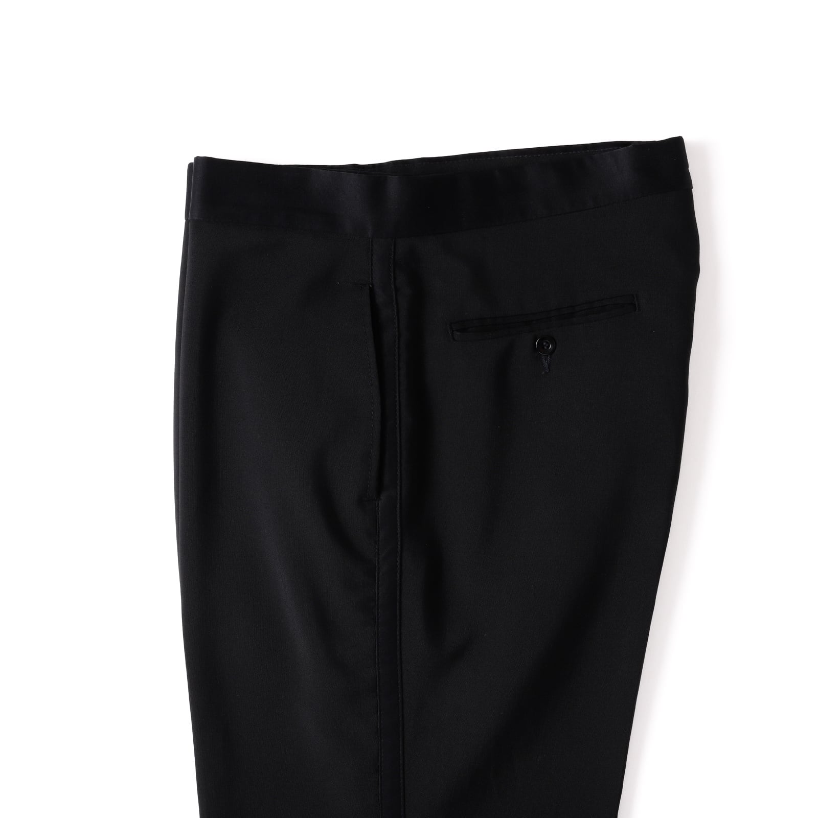 極美品】70s Special vintage wool tuxedo slacks pants W32 Black