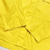 イタリア製 JEANS ICEBERG アイスバーグ 長袖シャツ XXL/蛍光イエロー メンズ