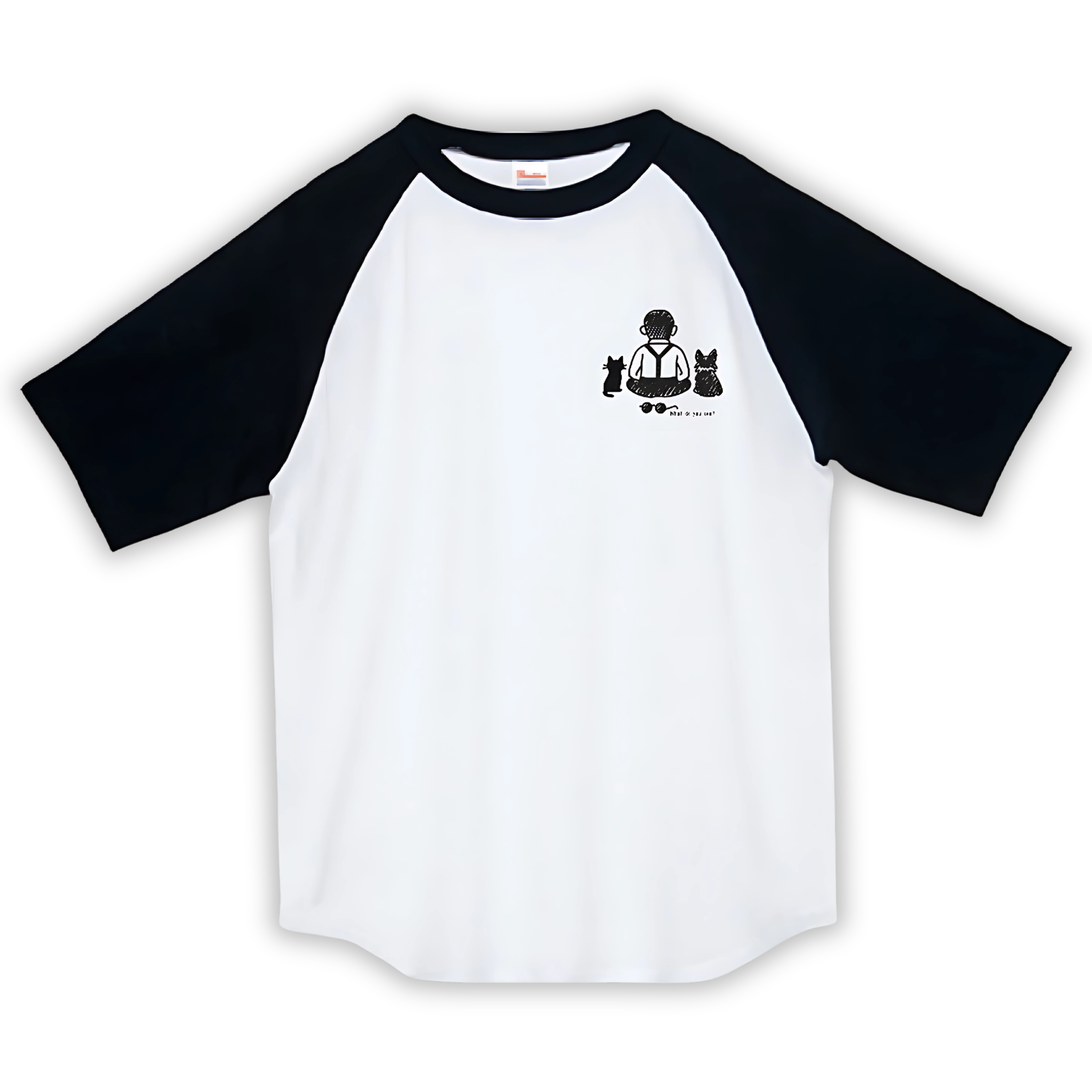 What do you see? 半袖ラグランTシャツ T0007