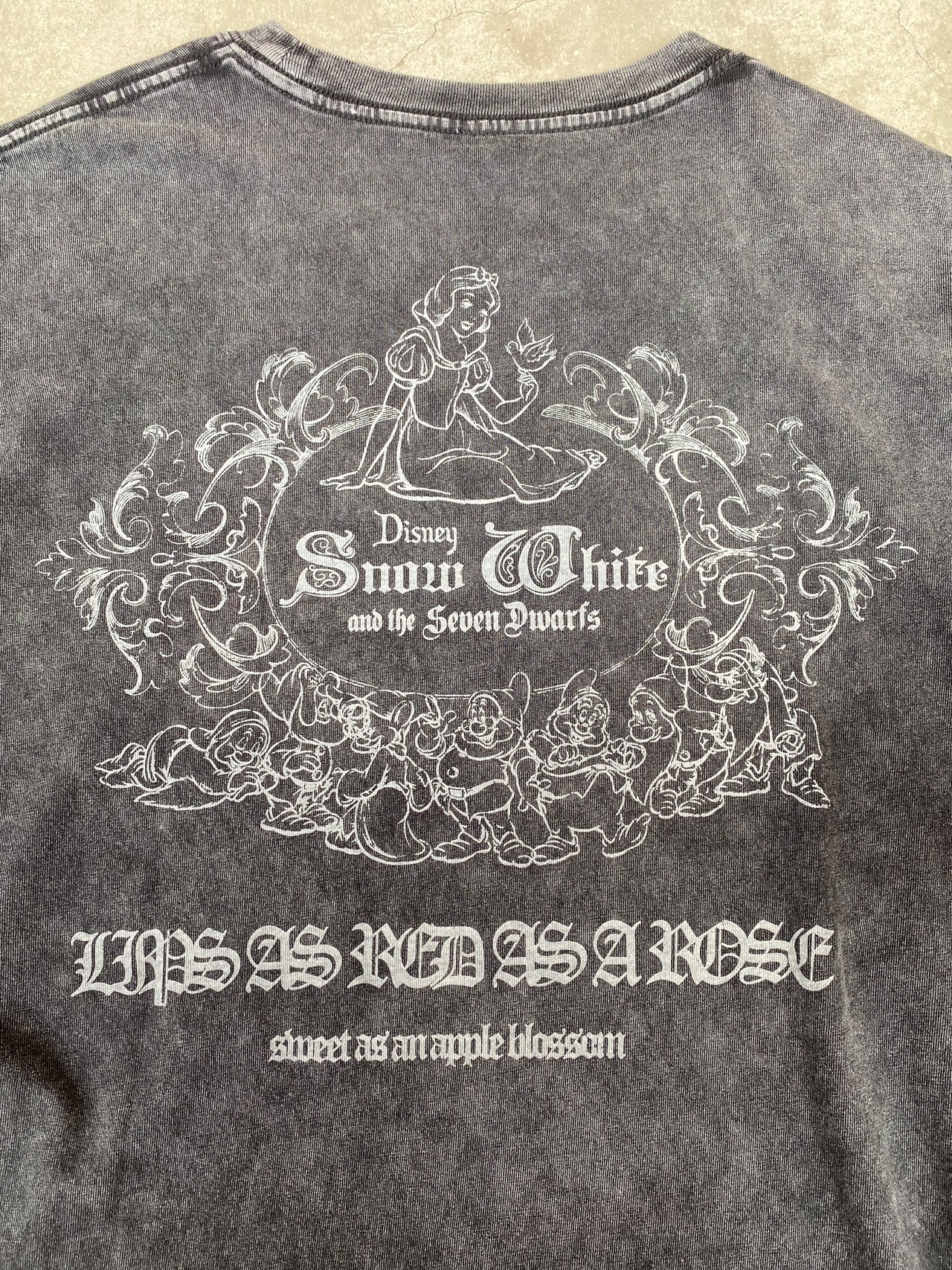 DISNEY / THE SNOW WHITE / 白雪姫 / T SHIRT / Tシャツ / ユーズド加工 - 2