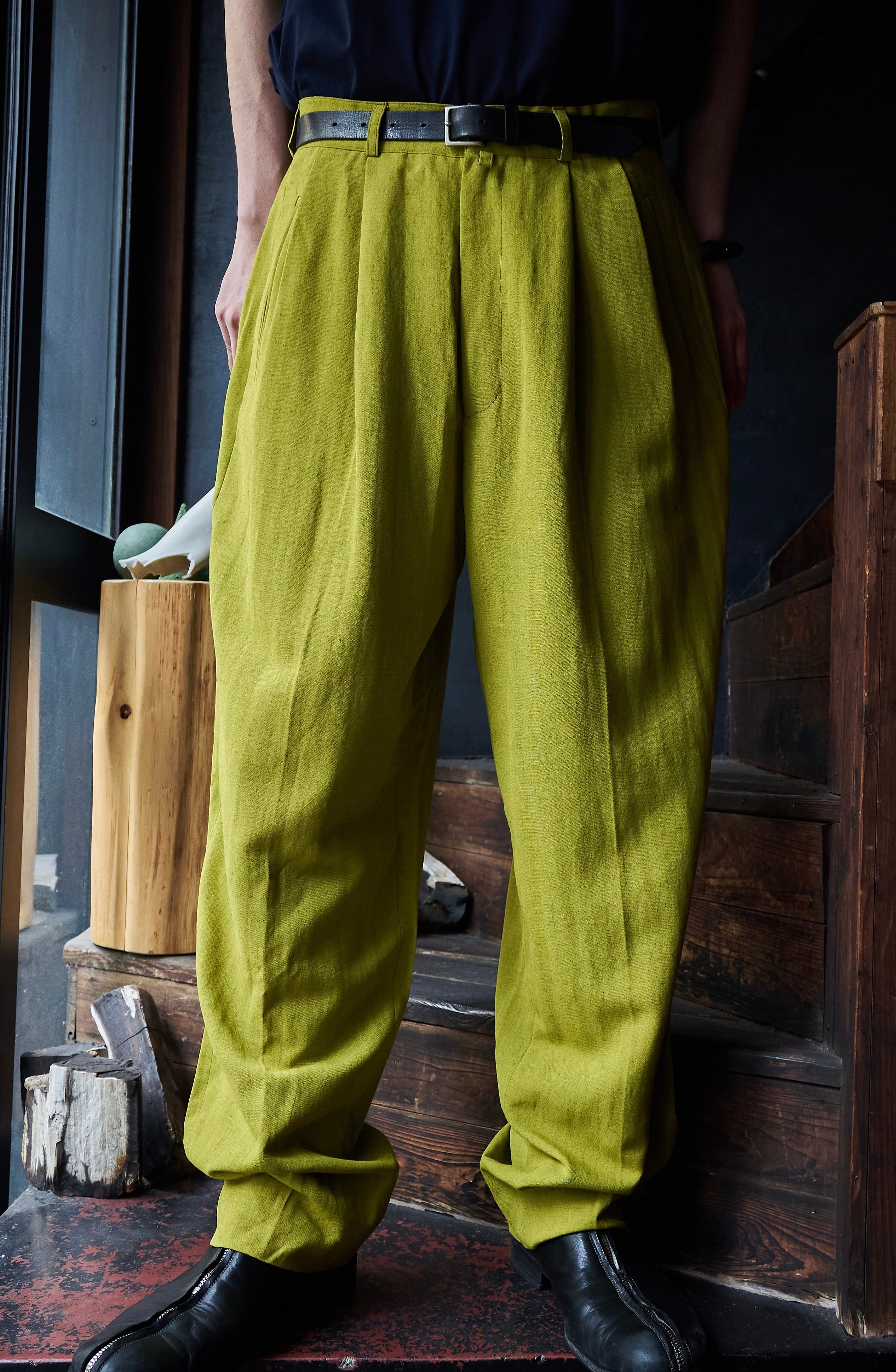Vivienne Westwood Men Cupro Fabric Sarouel Pants | FOLLIEE.