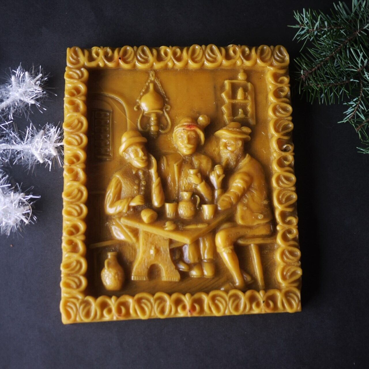 ワックス絵画 ビンテージドイツ