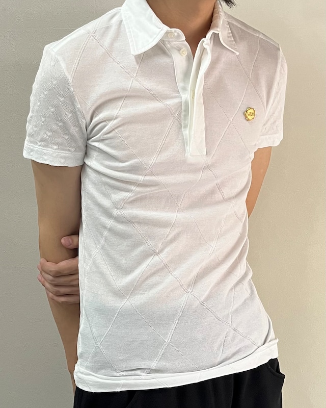 【victor&rolf】argyle design polo shirt