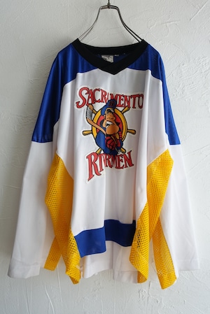 90s mesh hockey shirt