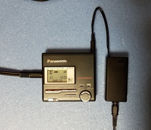 Panasonic SJ-MR100 ポータブルMD MDLP非対応 完動品・動作保証