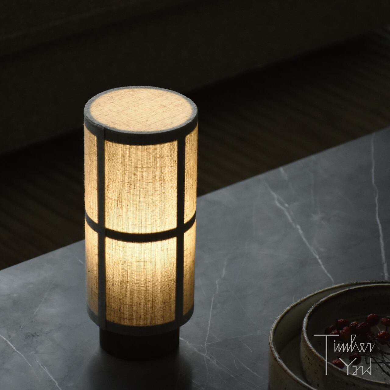 即納可】Hashira Table Lamp Portable / Raw / ハシラテーブルランプ
