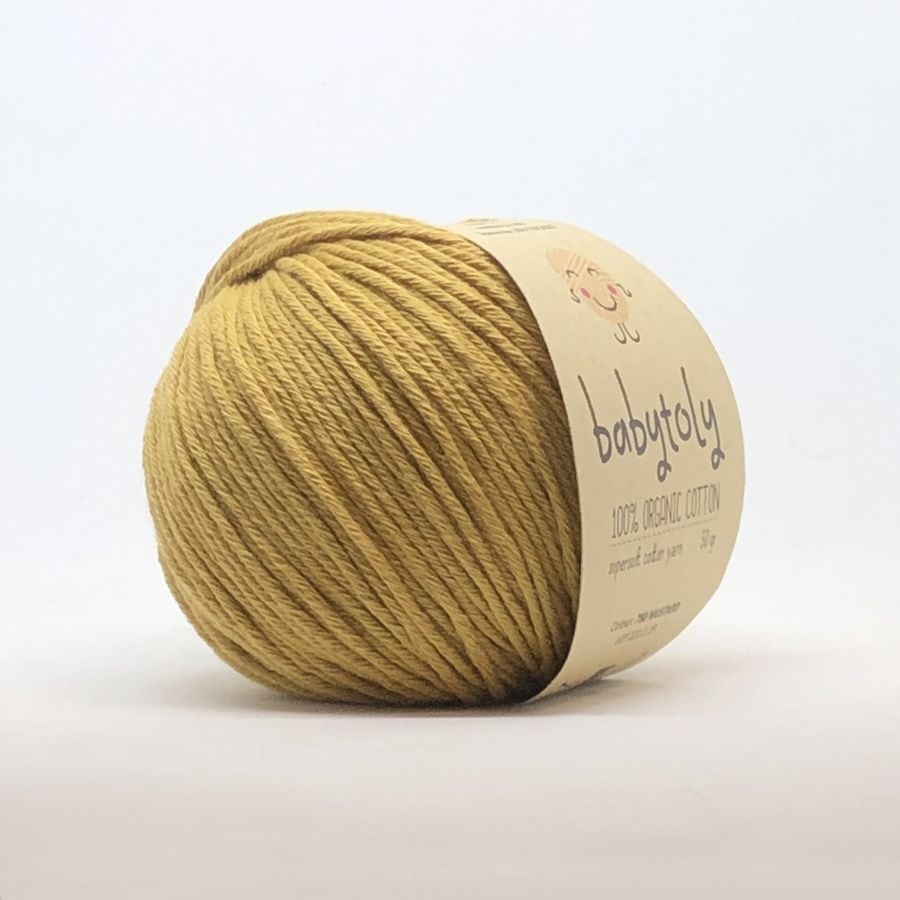 babytoly / Organic Cotton Yarn / MUSTARD