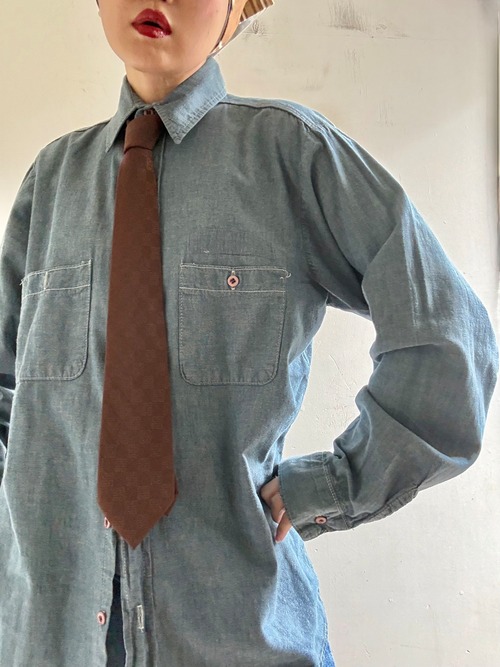 70-80s Vintage "GIVENCHY" Silk Tie
