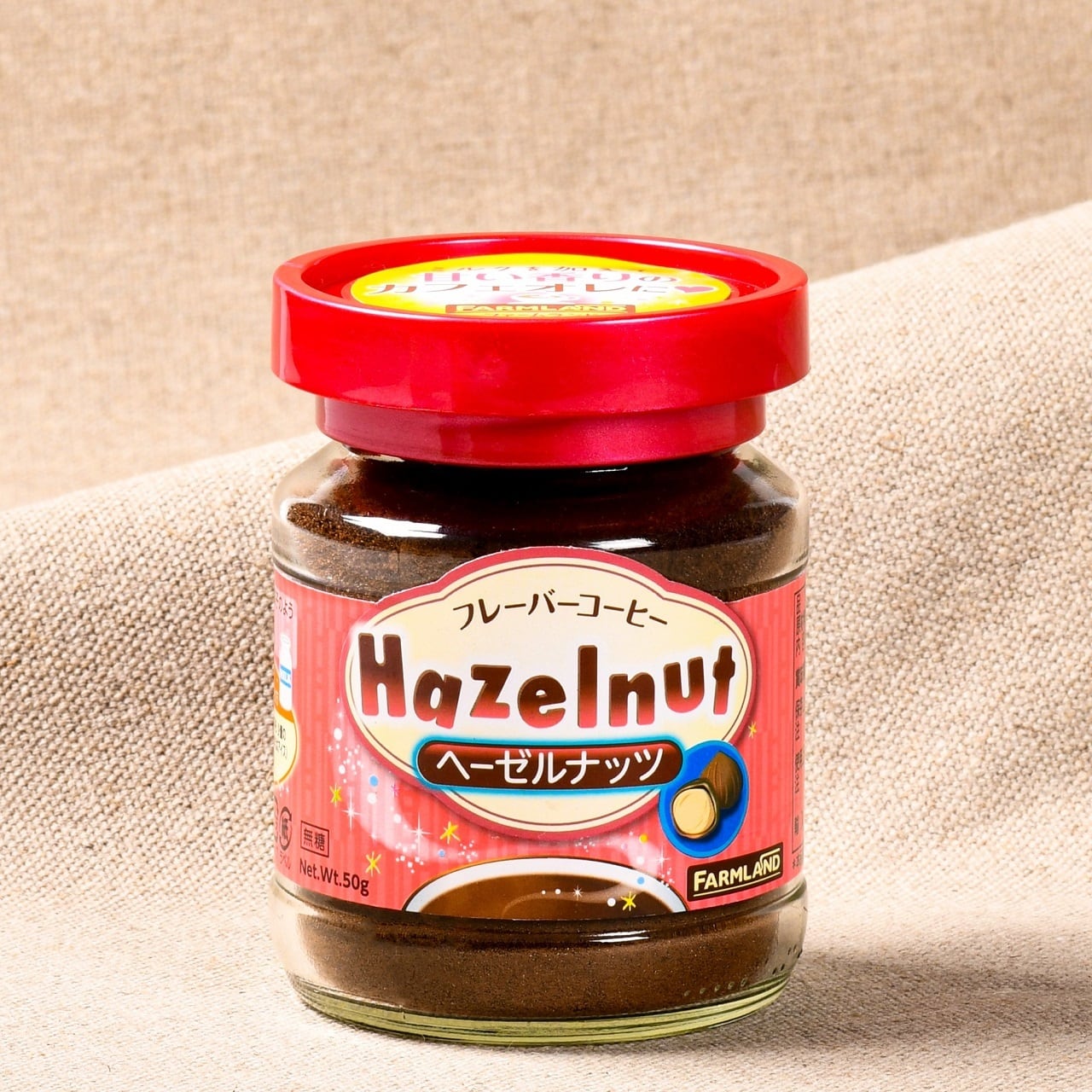 インスタント】ファームランド ヘーゼルナッツ・フレーバーコーヒー
