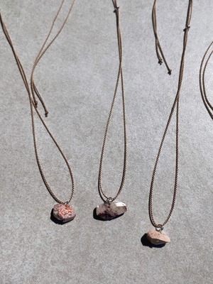 【NEW STONE】silk code x Ｍexico産カンテラオパール　ネックレス