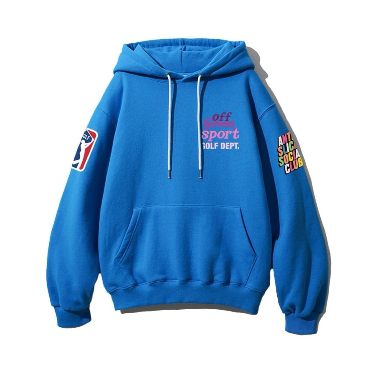 offgreenフードパーカ（ブルー） | off-green.japan