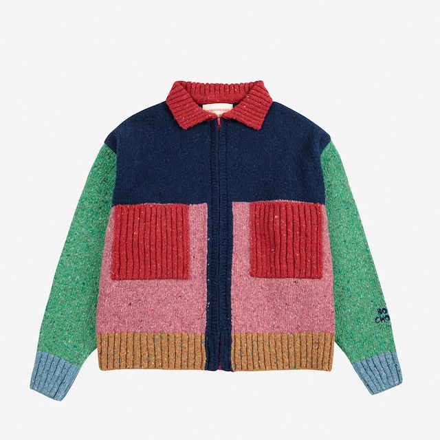 残り1点(4-5y) BOBO CHOSES/Bobo Choses Color Block cardigan