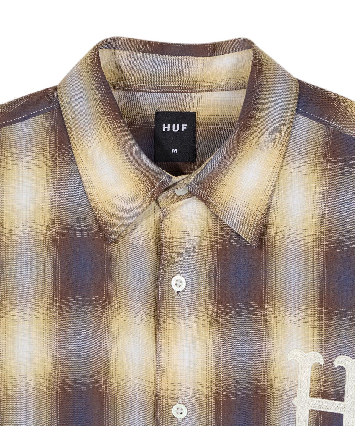 HUF Umbro 幾何学模様シャツ Sサイズ Amazon.co.jp: [HUF] ボタンシャツ TENDERLOIN WOVEN SHIRT ハフ