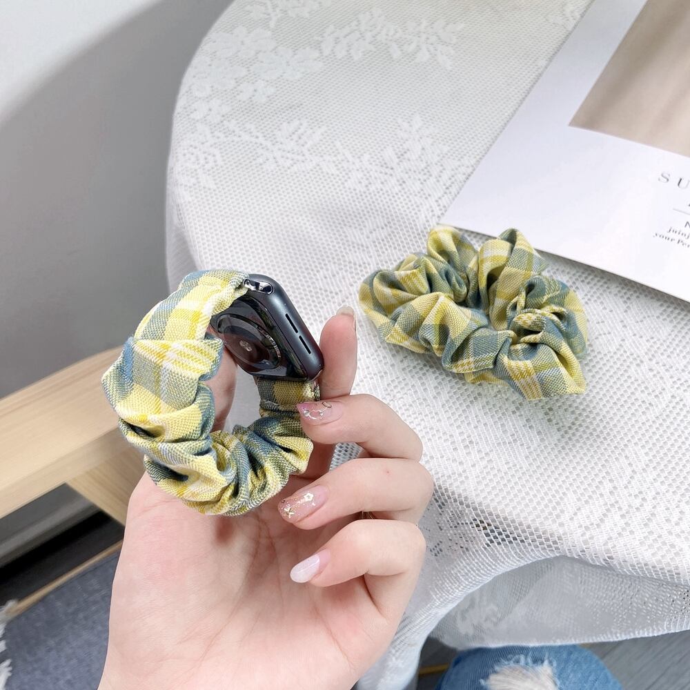 替えバンド アップルウォッチ シュシュバンド Apple Watch 替えベルト