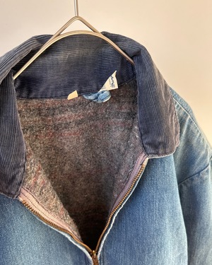 -Wrangler- Vintage 70s 38 Denim Work Jacket