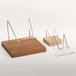 水晶クラスター展示棚 アクリル・実木ベース