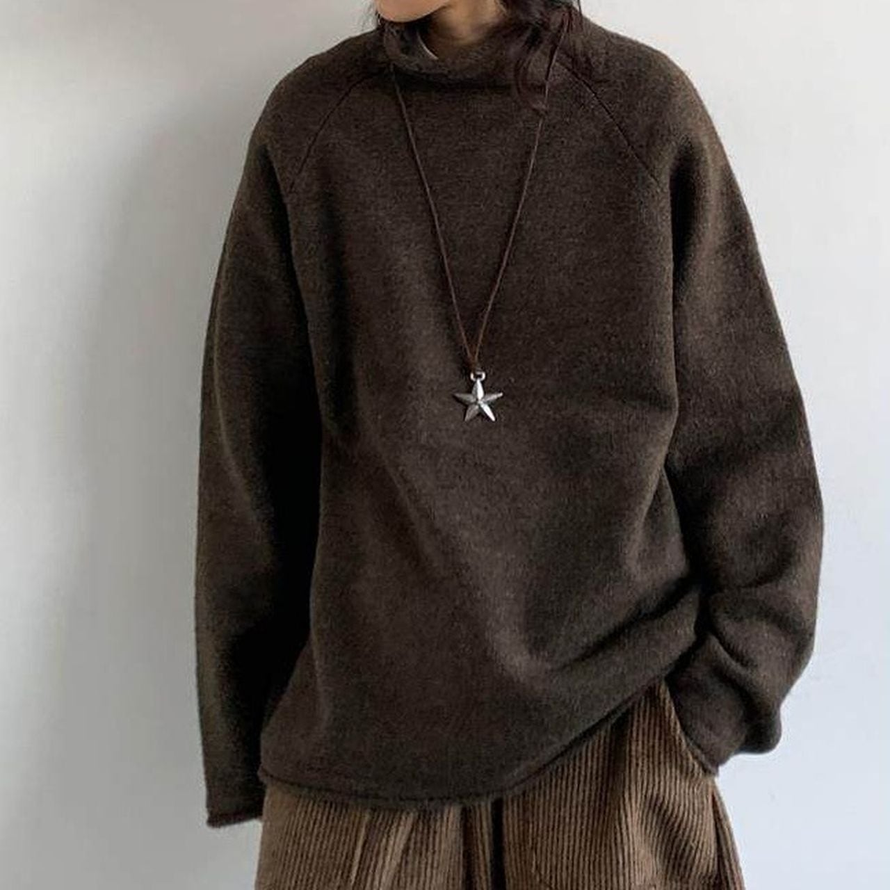 Retro Unisex Turtleneck Sweater(MT1667)