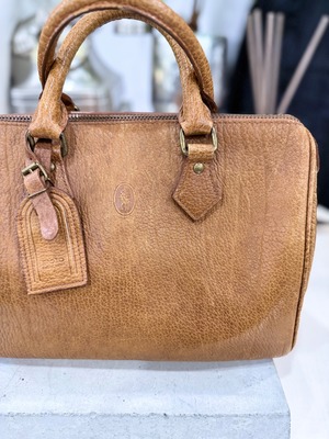 1990s POLO RALPH LAUREN / Leather Boston Bag