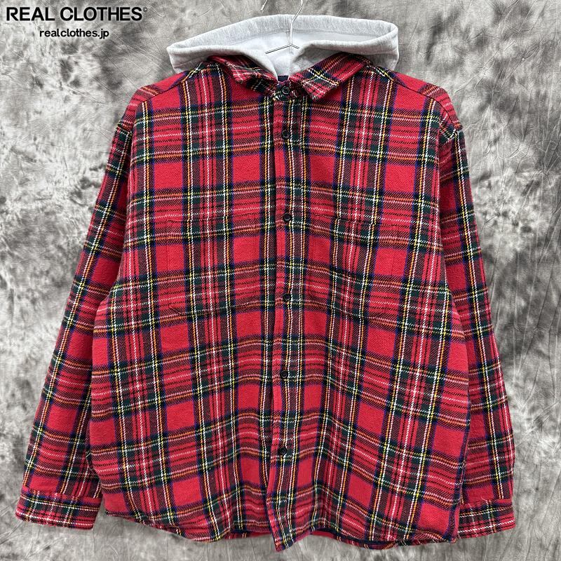 Supreme/シュプリーム【23AW】Tartan Flannel Hooded Shirt