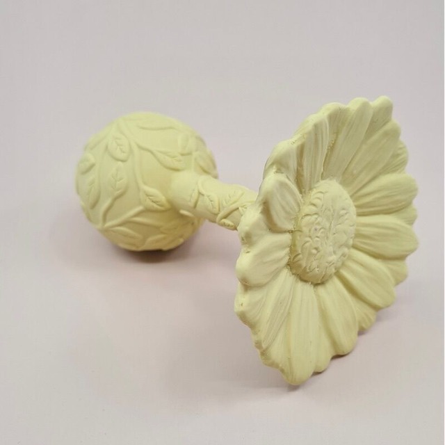 Flower Teether Rattle /  Natruba  [歯固め ラトル フラワー ナチュルバ スワン ベビー ギフト 出産祝い]