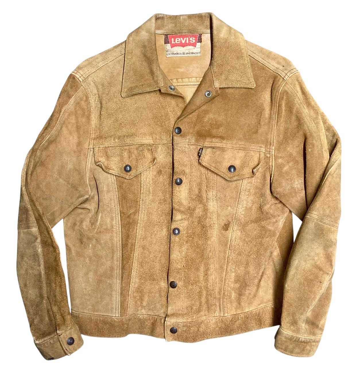 Levi's BIG E 3rd型スエードジャケット ビンテージオリジナル Levi's リーバイス 3rd TYPE スエードジャケット Big E | OLD13 Vintage