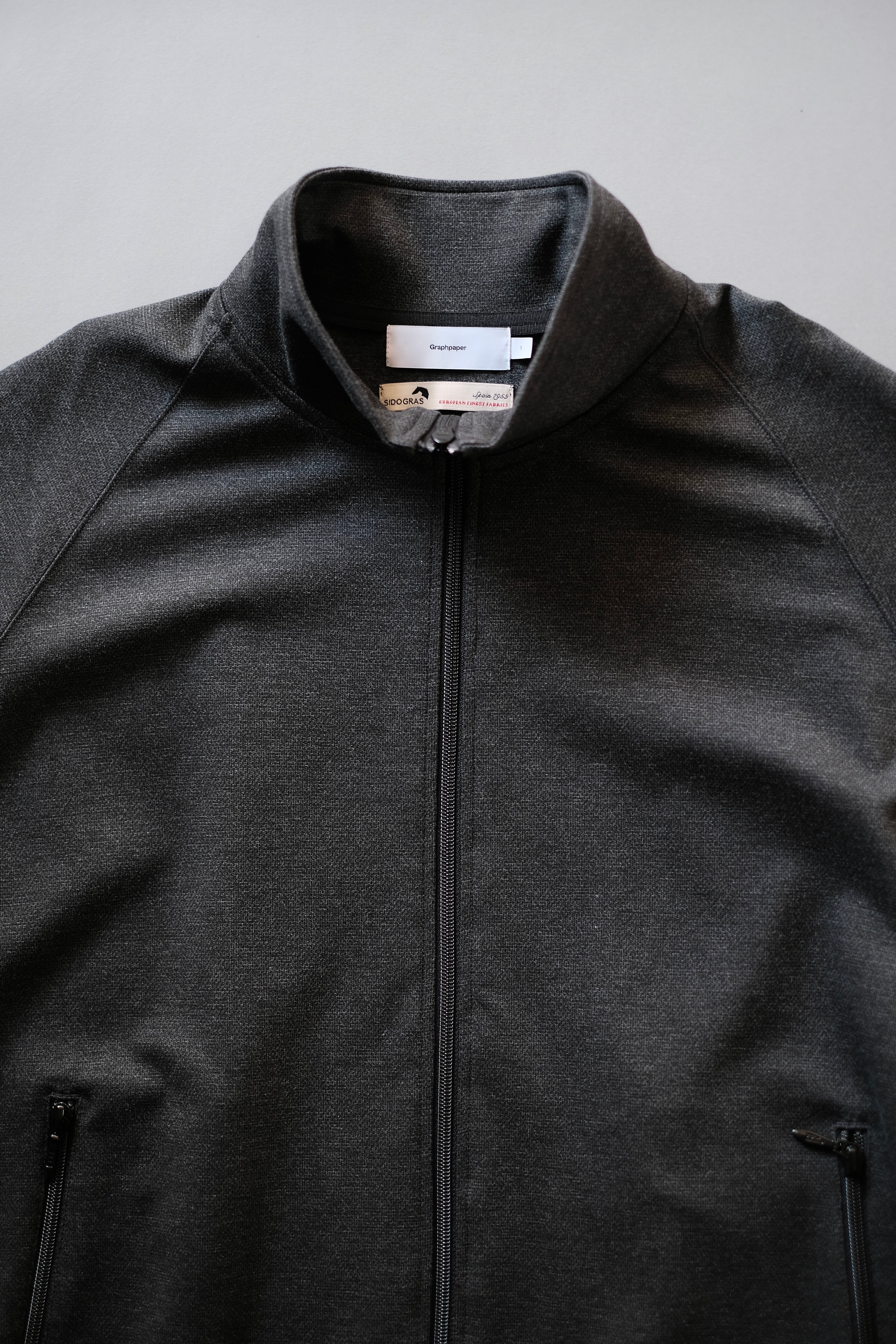 Graphpaper / SIDOGRAS Melange Ponte Track Blouson | LIVING