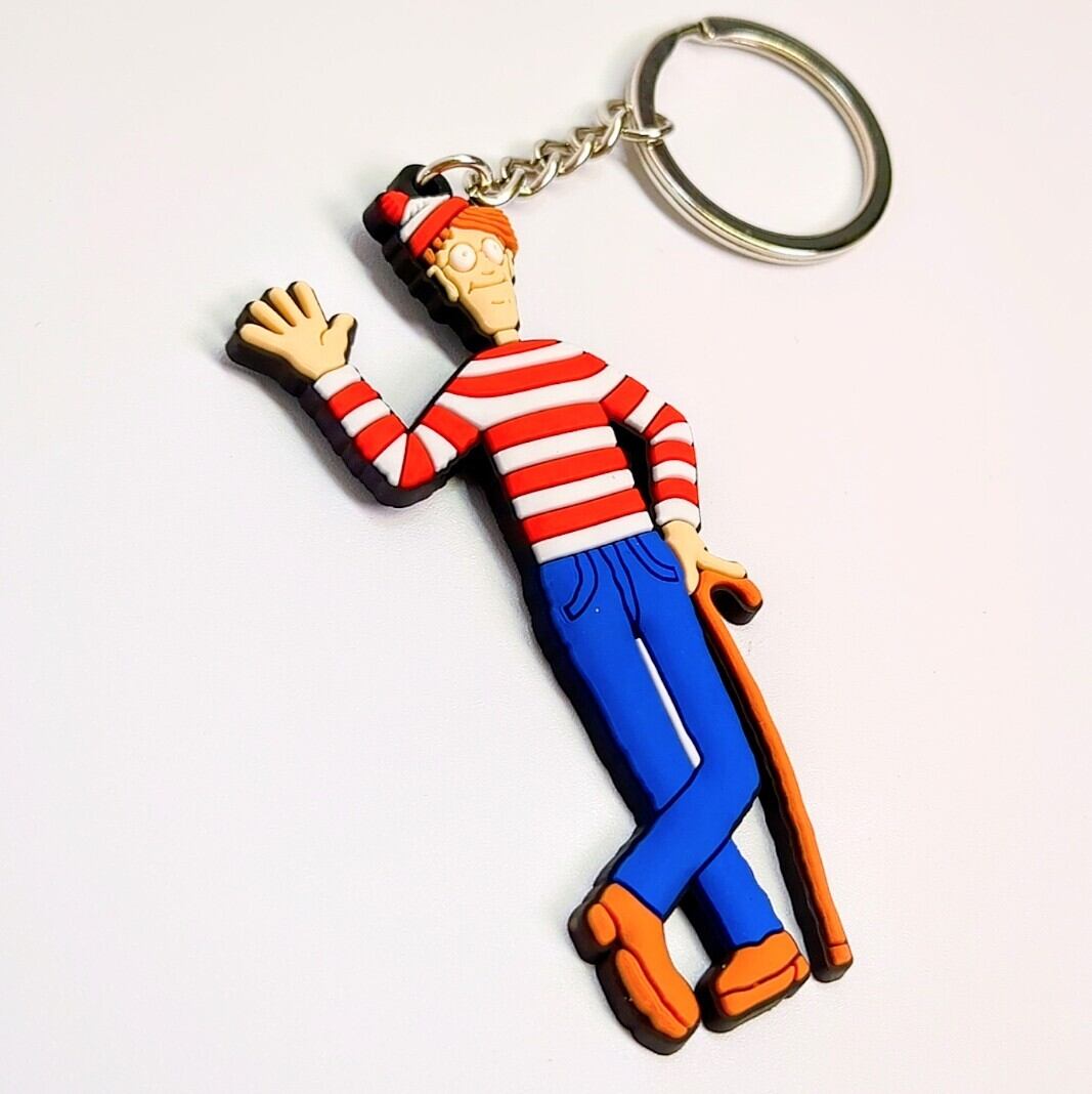 送料無料！ ☆ラバーキーホルダー☆ 【ウォーリーをさがせ