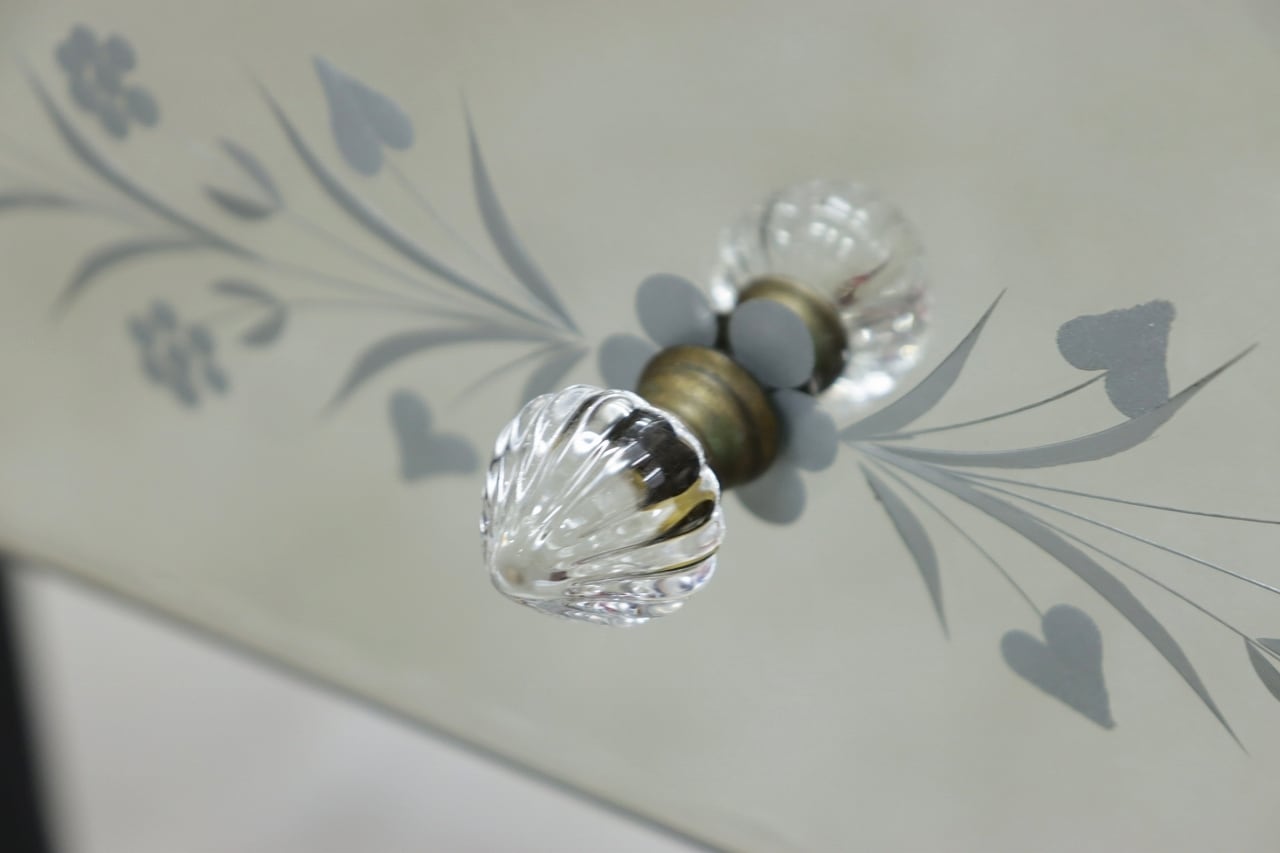 LAURA ASHLEY ローラアシュレイ ミラー 鏡面 コンソール ドレッサー