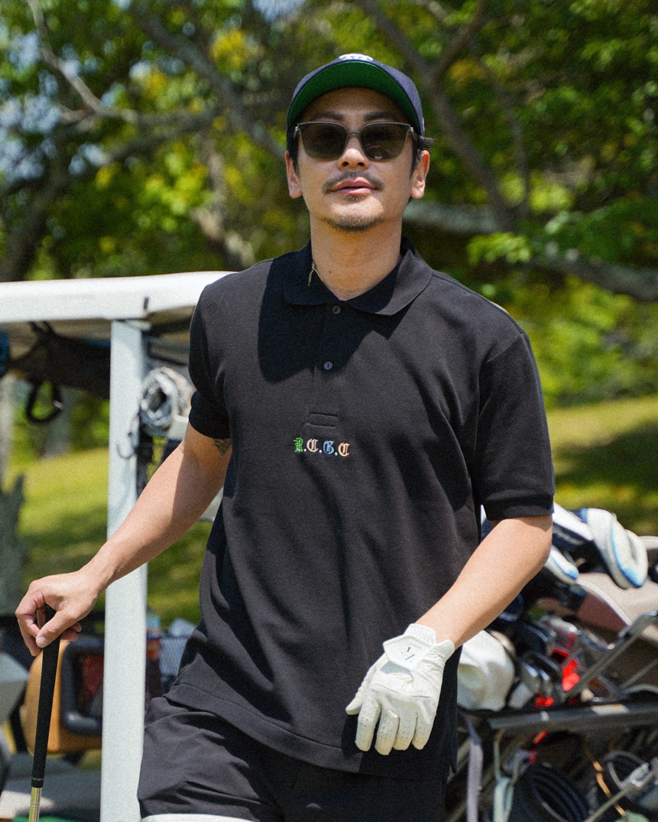 【RCGC】R.C.G.C EMBROIDERY POLO SHIRTS［RGC031］