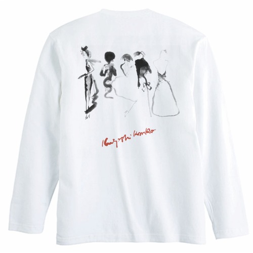 オリジナル長袖Tシャツ「イブ」バックプリント White【受注】