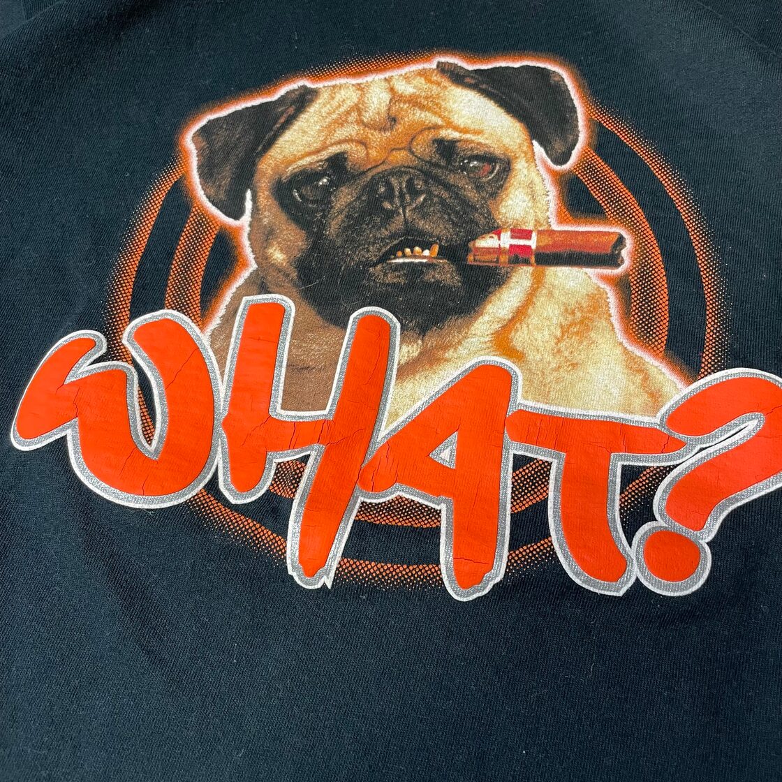 90s〜 USA製 【メン・イン・ブラック】 MIB リンガー Tシャツ パグ 