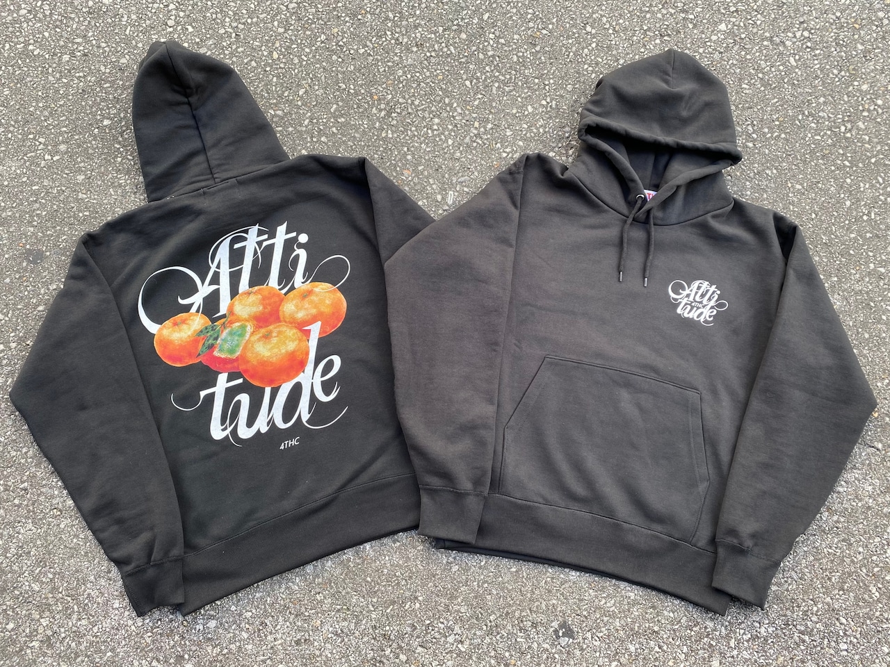 "ATTITUDE" 12.4oz Parka  (Black)